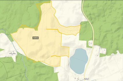 działka na sprzedaż 448700m2 działka Tulice, Tulice