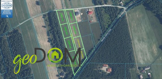 działka na sprzedaż 1500m2 działka Lisy