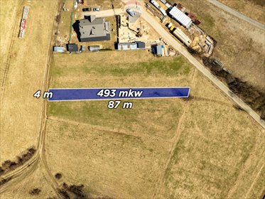 działka na sprzedaż 493m2 działka Chochołów