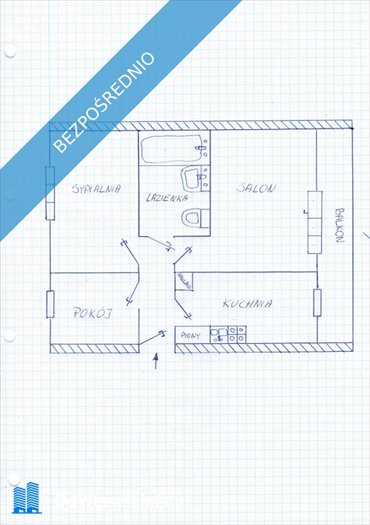 mieszkanie na sprzedaż 47m2 mieszkanie Kraków, Nowa Huta, Os. Wysokie