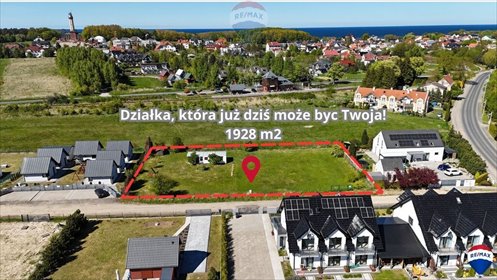 działka na sprzedaż 1928m2 działka Niechorze