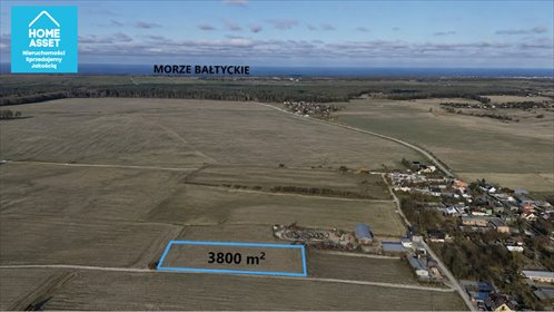 Działka 3800 m² w Goszczynie - widok na morze działka Goszczyno, Spacerowa