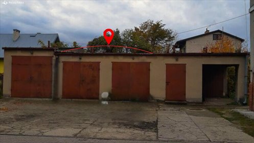 Na wynajem murowany garaż 32 m² z dwoma bramami w centrum Pilawy garaż Pilawa, al. Wyzwolenia