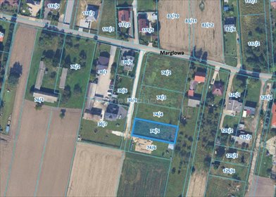 działka na sprzedaż 1024m2 działka Radom, Kierzków, Marglowa