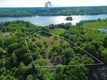 Na sprzedaż działka z linią brzegową jeziora i panoramicznym widokiem działka Gubity