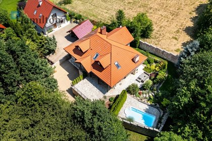 Ekskluzywny dom z basenem i ogrodem w Krzywaczce polecam dom myślenicki, Głogoczów