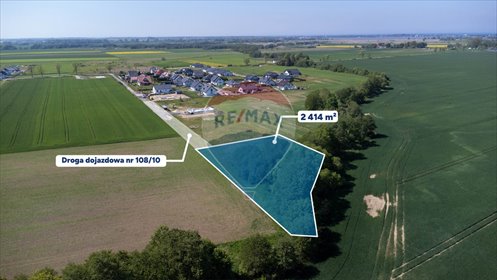 działka na sprzedaż 2414m2 działka Mścice, Klonowa