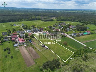 działka na sprzedaż 6449m2 działka Kostomłoty Drugie, Laskowa