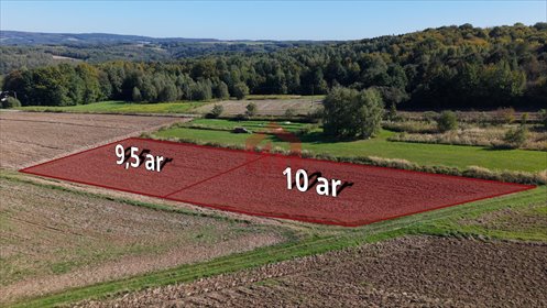 działka na sprzedaż 1000m2 działka Wielopole Skrzyńskie