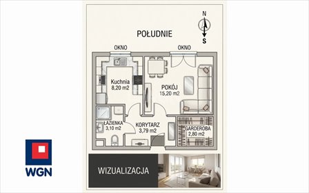 Klimatyzowana kawalerka z garderobą, jasna - polecam! mieszkanie mielec, Niepodległości