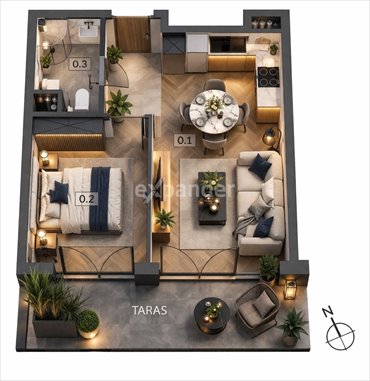 mieszkanie na sprzedaż 35m2 mieszkanie Poznań, Naramowice, Naramowicka