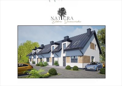 Na sprzedaż nowoczesny bliźniak 92 m² z ogródkiem w Dobrej dom Dobra