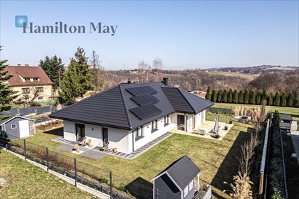 Nowoczesny dom 204 m² z panoramicznymi przeszkleniami dom Konary, Konary, Skrzyszów L
