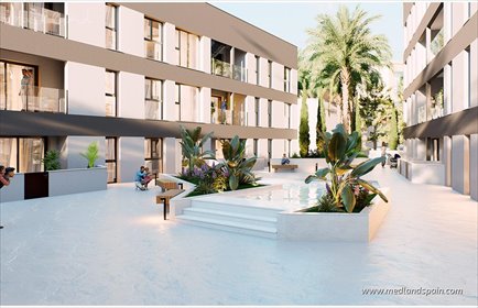 Nowoczesny 1-pokojowy apartament blisko plaży Lo Pagán mieszkanie Lo Pagan