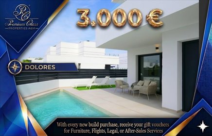 Ekskluzywne wille z basenem i 3 sypialniami w Dolores dom Dolores, polideportivo