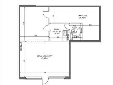 lokal użytkowy na wynajem 103m2 lokal użytkowy Toruń, Bydgoskie Przedmieście