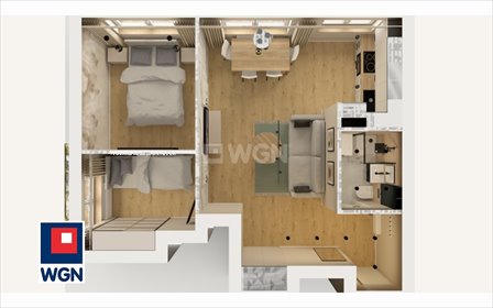 mieszkanie na sprzedaż 45m2 mieszkanie Elbląg, Centrum, 12 Lutego