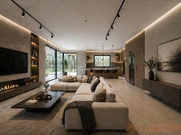 Nowoczesny dom 270 m² z dużymi przeszkleniami i garażem dom Niewodnica Korycka