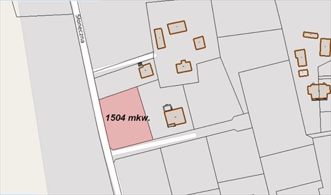 Działka pod zabudowę jednorodzinną w Białczu, 1504 m² działka Białcz, Słoneczna