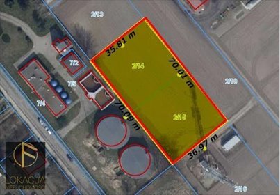 Polecam działkę inwestycyjną 2553 m² pod budynek usługowy działka Kalisz