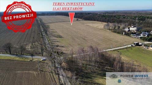 Działka przemysłowa 11,63 ha z MPZP, zapraszam działka Bojszów