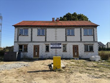 Nowoczesny bliźniak w Pępowie z tarasem i 4 sypialniami - polecam! dom Pępowo, Wiejska