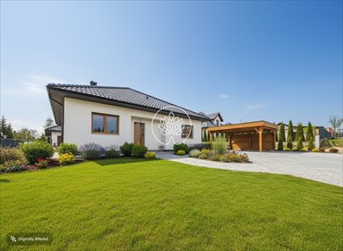 Nowoczesny dom parterowy 106 m² z ogrodem i tarasem dom Kruszyn