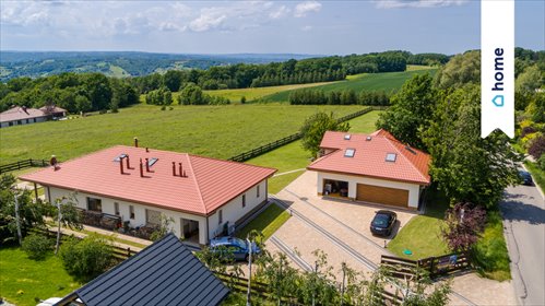 Dom z panoramicznym widokiem na Pogórze Dynowskie, 145 m² dom Borówki