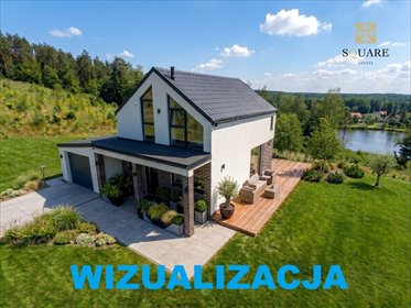 Na sprzedaż nowoczesny dom 120 m² z pięknym widokiem na jeziora dom Zapurdka