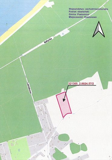 Inwestycyjna działka 1,8 ha pod pensjonaty blisko plaży działka Rusinowo