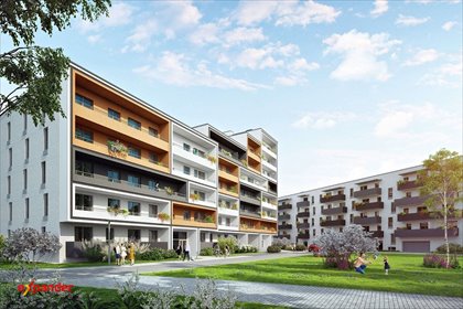 Nowoczesne 2-pokojowe z dużym balkonem 49,91 m² - zapraszam mieszkanie Wrocław, Szczepin, Długa