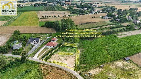 Polecam działkę 1914 m² z pozwoleniem na dom i garaż w Miłocinie działka Miłocin