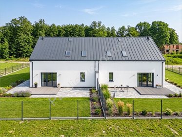 Dom bliźniak 126,5 m2 z garażem i ogrodem dom Adamowizna