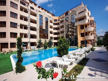 Umeblowany apartament 50,72 m² z widokiem na basen mieszkanie Słoneczny Brzeg, EMERALD PARADISE