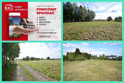 Działka budowlana 1703 m² w Motyczu – szybki dojazd do Lublina działka Motycz