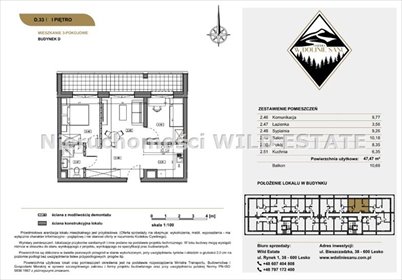 Sprzedam nowoczesne 47 m² mieszkanie w Lesku z garażem mieszkanie Lesko, Lesko, Lesko