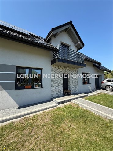 Nowoczesny dom z garażem, panele fotowoltaiczne, centrum dom Zebrzydowice