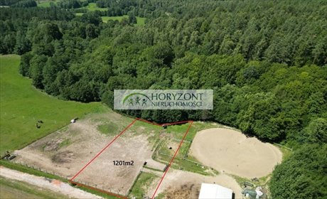 działka na sprzedaż 1201m2 działka Łebno