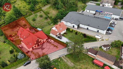 Lokal z mieszkaniem i dużą salą przy Biedronce. lokal użytkowy Ujście, Kanałowa