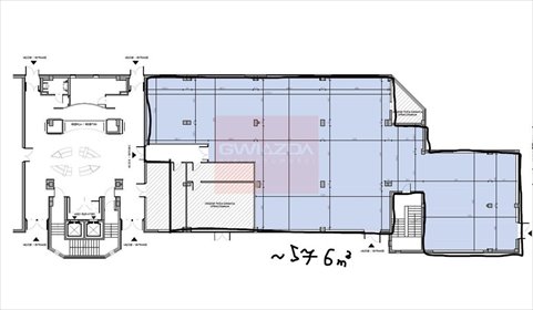 lokal użytkowy na wynajem 576m2 lokal użytkowy Warszawa, Mokotów
