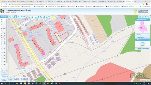 działka na sprzedaż 1097m2 działka Ruda Śląska, Piernikarczyka