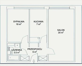 mieszkanie na sprzedaż 47m2 mieszkanie Warszawa, Mokotów Ksawerów, Cieszyńska