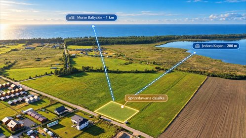 Polecam działkę 1199 m² pod inwestycję w Kopań działka Kopań