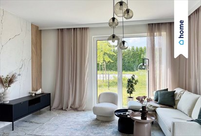 Do sprzedania nowoczesny dom 95,89 m² z dużym ogrodem w Falenty Nowe dom Falenty Nowe