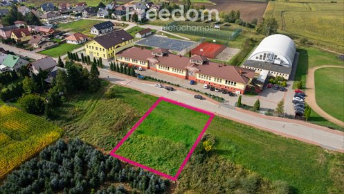 Działka budowlana 1100 m2 pod dom jednorodzinny. działka Bobowo, Gimnazjalna