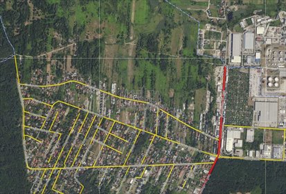 Na sprzedaż działka 4117 m² w Klaudynie z planem pod zabudowę działka Klaudyn