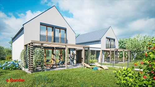Ekologiczny dom 158 m2 z energooszczędną technologią dom Wierzchowisko, Jaśminowa