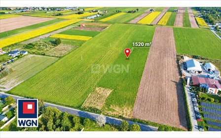 działka na sprzedaż 1520m2 działka Wtórek, Wtórek