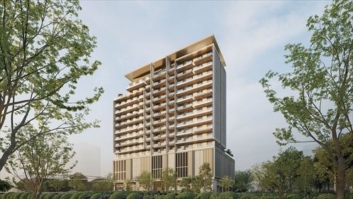 Nowoczesny 109 m² apartament z basenami i świetną lokalizacją mieszkanie Jebel Ali, Downtown Jebel Ali, Jebel Ali, Dubaj