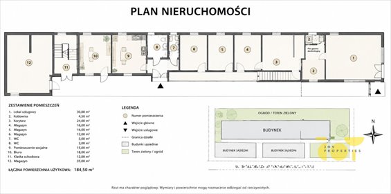Lokal użytkowy 171 m² z funkcją mieszkalną, gotowy do działalności lokal użytkowy Starachowice